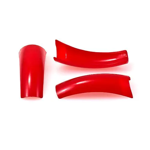 Tipsuri roşii pentru manichiura French Inginails, 100buc
