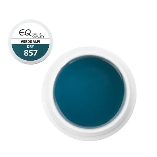 Gel UV Extra quality – 857 Dry - Verde Alpi, 5g