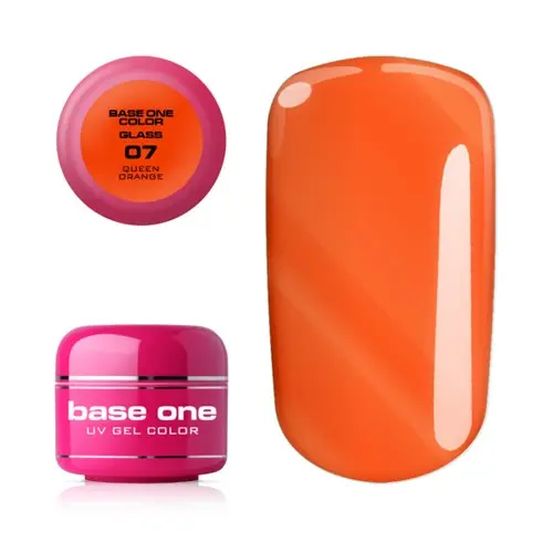 Gel UV Silcare Base One Color - Queen Orange 07, 5g