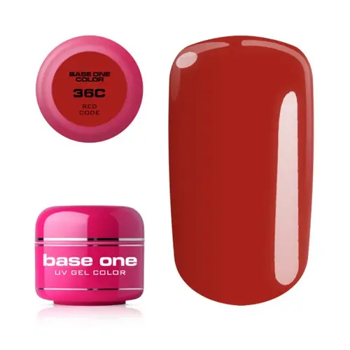 Gel UV Silcare Base One Color - Red Code 36C, 5g