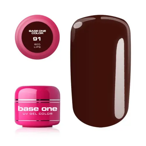 Gel UV Silcare Base One Color - Red Lips 91, 5g
