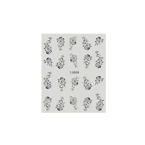 Stickere nail art 3D - flori - J009