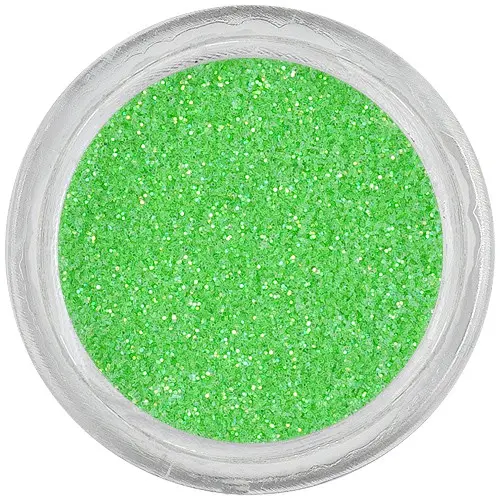 Pudră Glitter pentru nail art – verde neon