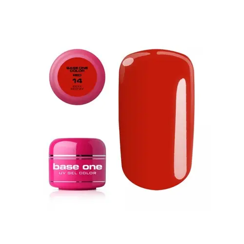 Gel UV Silcare Base One Color RED - Sexy Red´sy 14, 5g