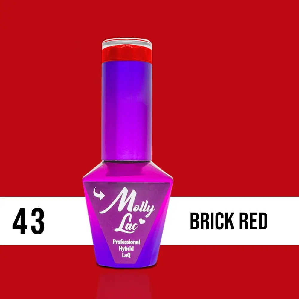 MOLLY LAC UV/LED Elite Women - Brick Red 43, 10ml