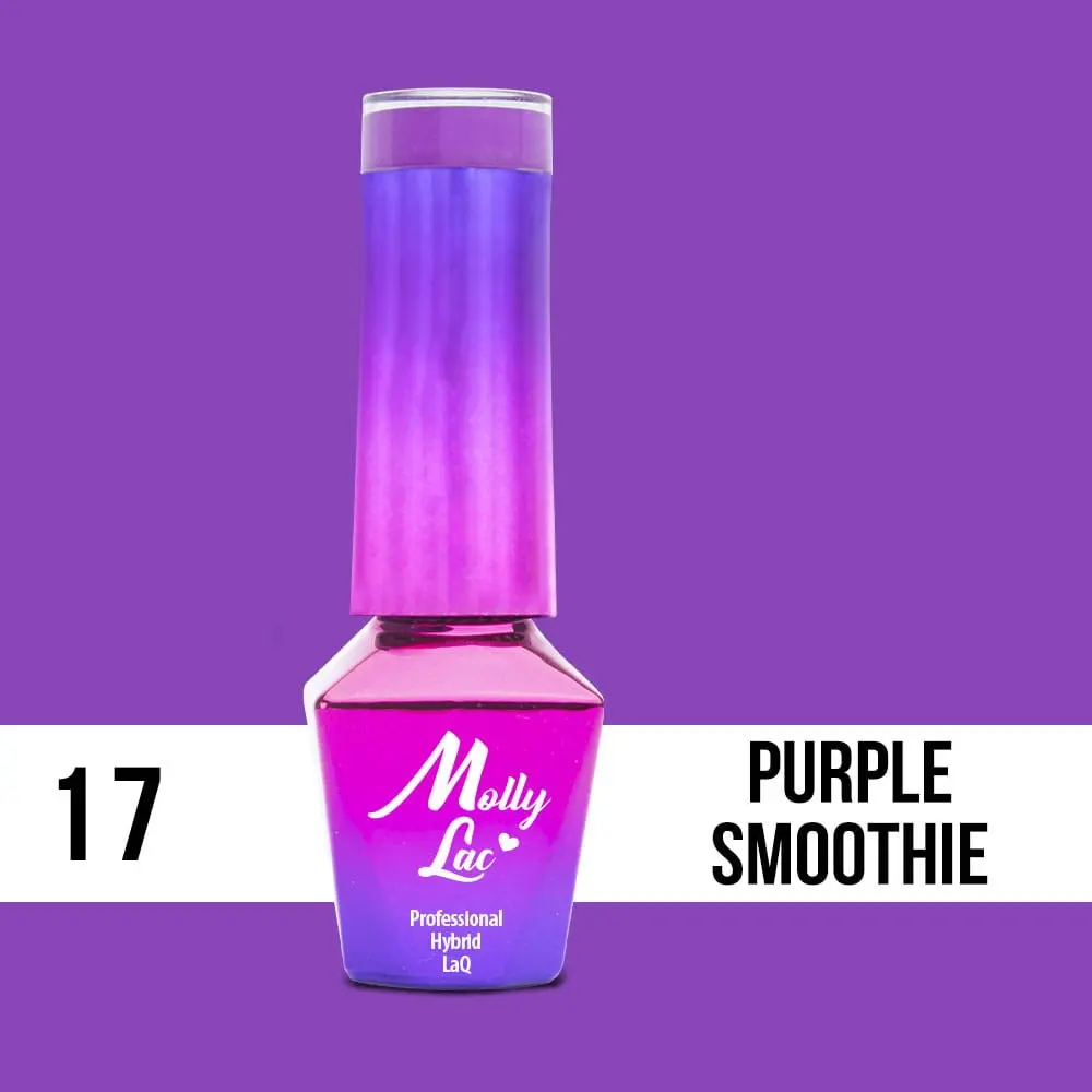 MOLLY LAC UV/LED gel Cocktails and Drinks - Purple Smoothie 17, 5ml