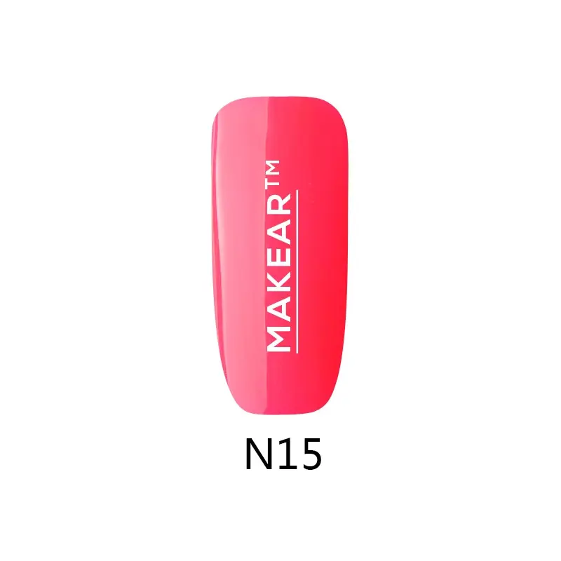 Makear Gel colorat pentru unghii  – Neon bright pink – N15, 18ml
