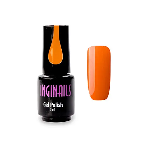 Gel colorat Inginails - Neon Mandarine 005, 5ml