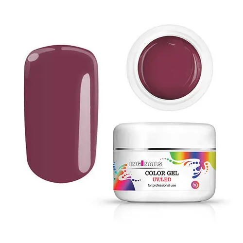 Inginails gel colorat UV/LED - Ruby Wine, 5g