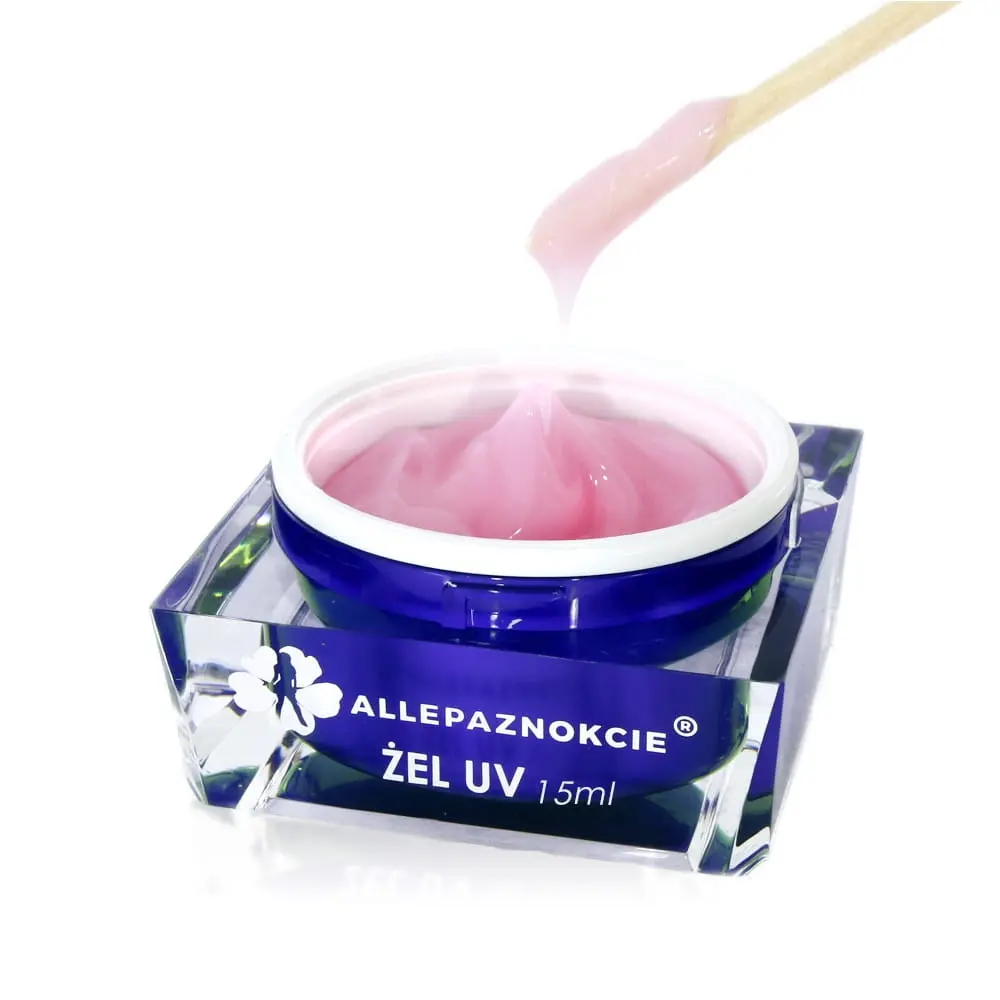 Gel de modelare UV pentru unghii - Jelly Milky Pink, 15ml