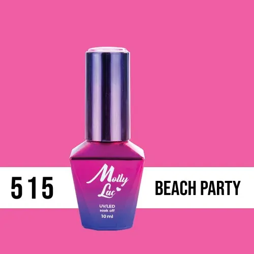 Lac gel MOLLY LAC UV/LED gel polish Miss Iconic - Beach Party 515, 10ml
