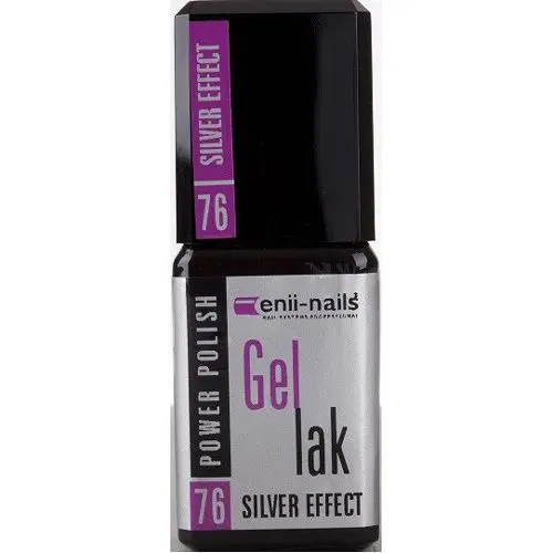 ENII Lac gel UV Power Polish – Silver Effect 76, 11 ml