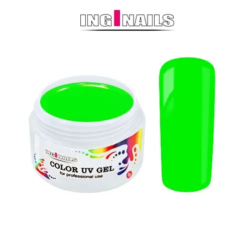 Gel UV colorat Inginails 5g – Neon Green