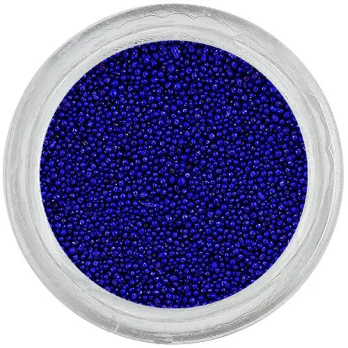 Perle decorative - bleumarin, 0,5mm